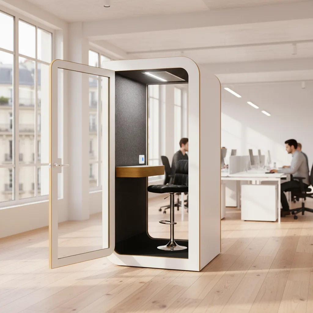 Silentbox Solo, phone box individuelle dans un open space